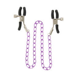  Pinces pour tétons Nipple Chain Purple